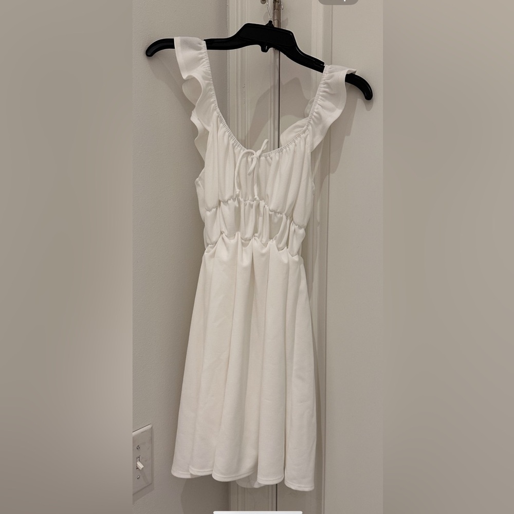 Size L, Altar’d State white dress